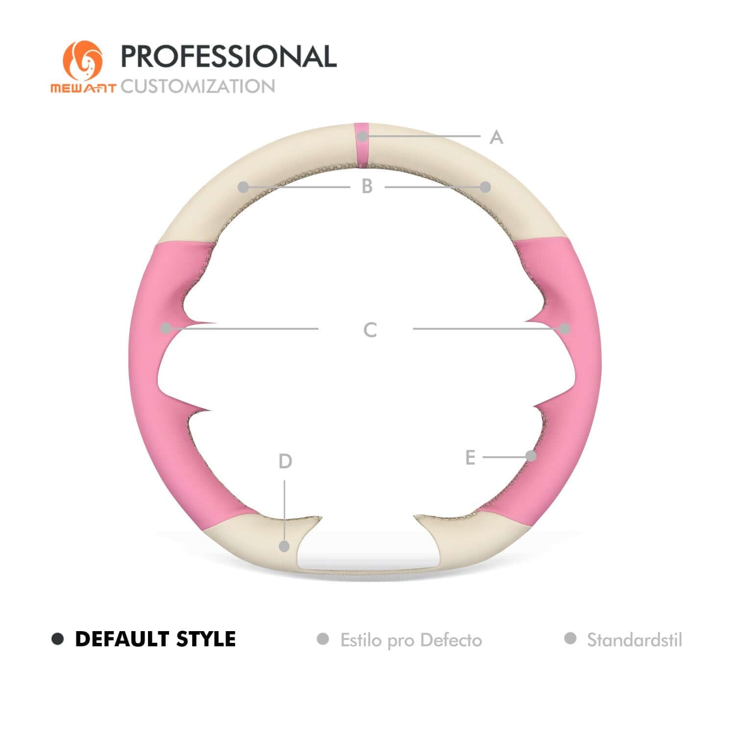 MEWANT Steering Wheel Cover for BYD Atto 3 Dolphin 2022 - 2024 - Alcantara, Leather, Carbon Fiber, Easy Install, Non - Slip, Best Steering Wheel Cover