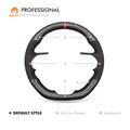 MEWANT Steering Wheel Cover for Dodge DURANGO R/T CHALLENGER SCAT R/T 2015 - 2022 - Alcantara, Leather, Carbon Fiber, Easy Install, Non - Slip, Best Steering Wheel Cover