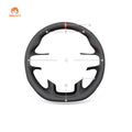MEWANT Steering Wheel Cover for Dodge Ram 1500 TRX 2021 - 2024 - Alcantara, Leather, Carbon Fiber, Easy Install, Non - Slip, Best Steering Wheel Cover