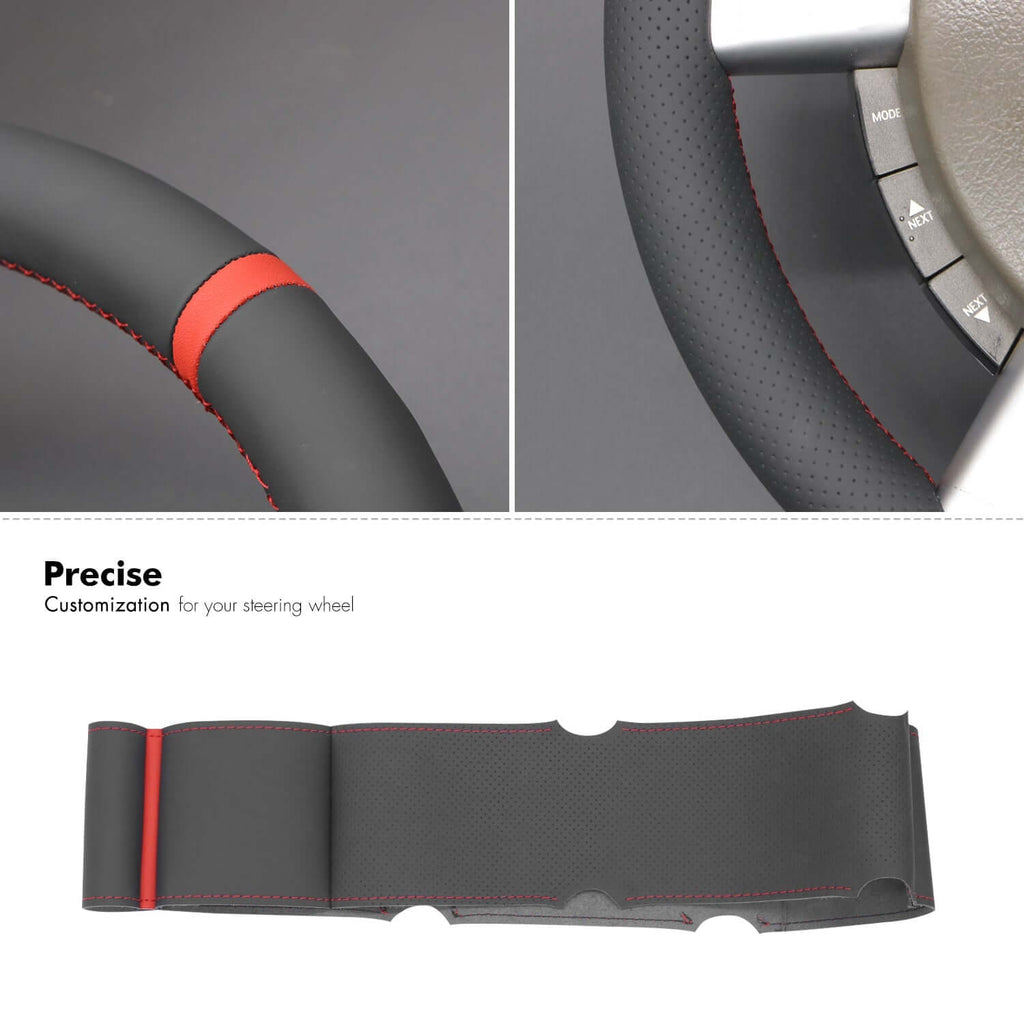 MEWANT Steering Wheel Cover for Holden Commodore SV6 UTE SS VY 2002 - 2007 - Alcantara, Leather, Carbon Fiber, Easy Install, Non - Slip, Best Steering Wheel Cover