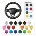 MEWANT Steering Wheel Cover for Honda Accord 10 X Insight Odyssey 2018 - 2022 - Alcantara, Leather, Carbon Fiber, Easy Install, Non - Slip, Best Steering Wheel Cover