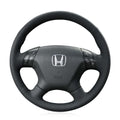 MEWANT Steering Wheel Cover for Honda Accord 7 2003 - 2007 - Alcantara, Leather, Carbon Fiber, Easy Install, Non - Slip, Best Steering Wheel Cover