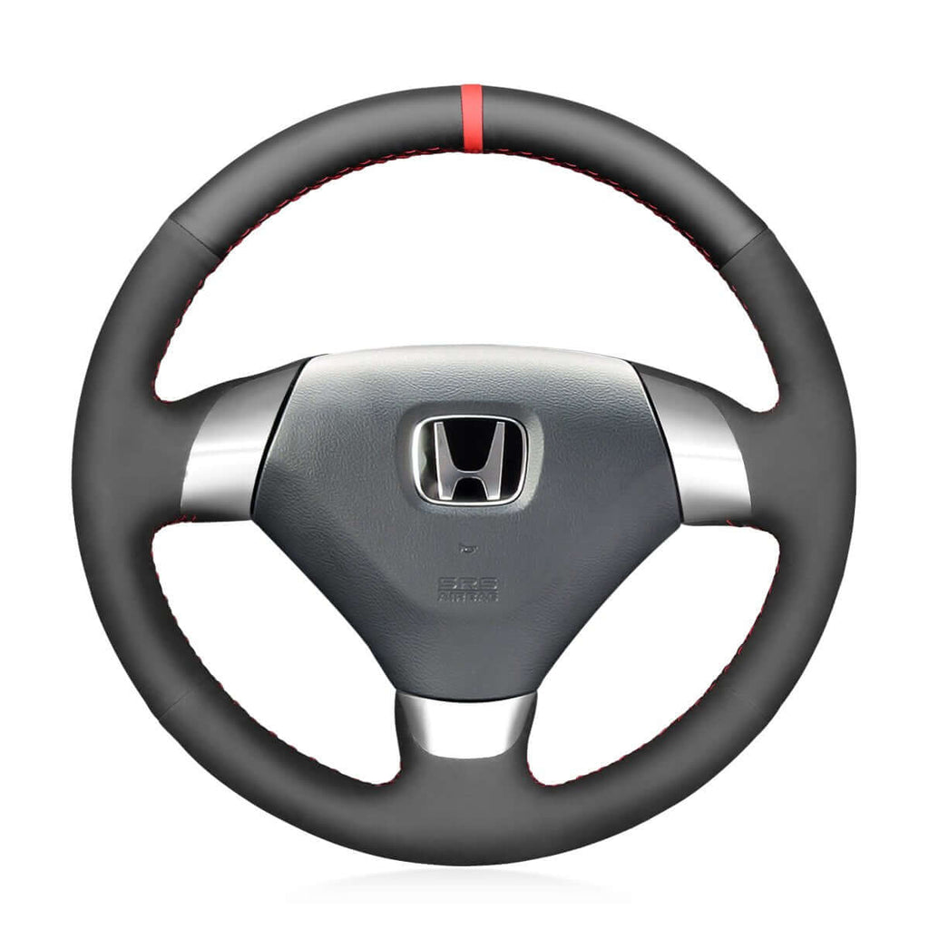 MEWANT Steering Wheel Cover for Honda / Acura Accord 7 TSX 2003 - 2008 - Alcantara, Leather, Carbon Fiber, Easy Install, Non - Slip, Best Steering Wheel Cover
