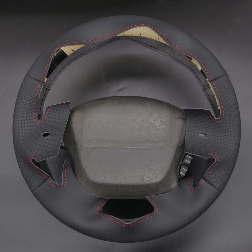 MEWANT Steering Wheel Cover for Honda Civic EJ EG EJ1 EJ2 EG6 EG9 del Sol Integra 1992 - 2001 - Alcantara, Leather, Carbon Fiber, Easy Install, Non - Slip, Best Steering Wheel Cover