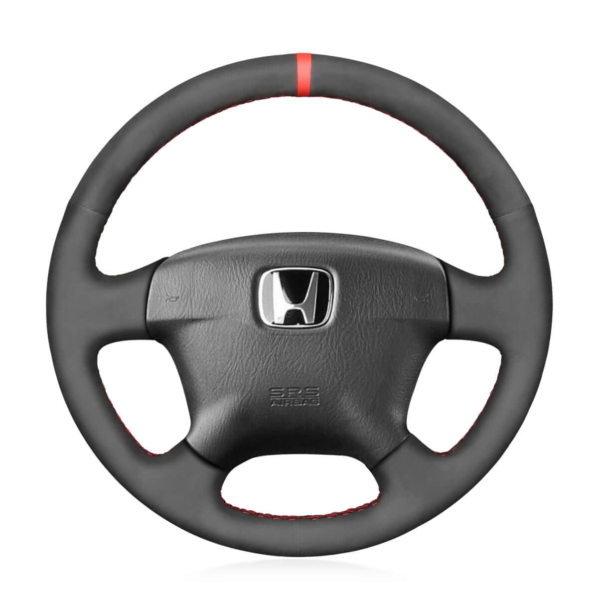 MEWANT Steering Wheel Cover for Honda Civic Odyssey Stream 2000 - 2004 - Alcantara, Leather, Carbon Fiber, Easy Install, Non - Slip, Best Steering Wheel Cover