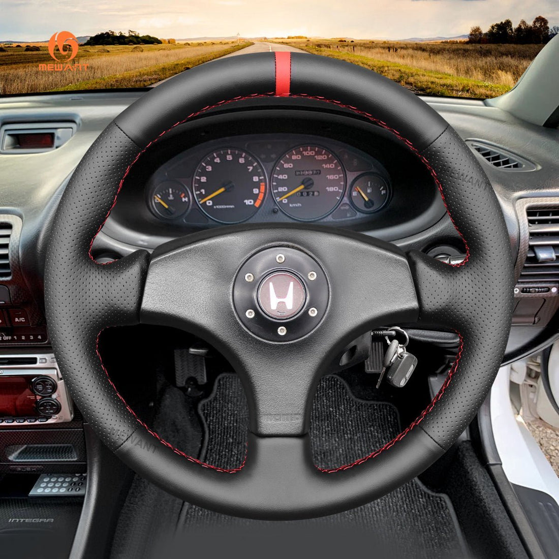 MEWANT Steering Wheel Cover for Honda Integra Type R DC2 1996-1998