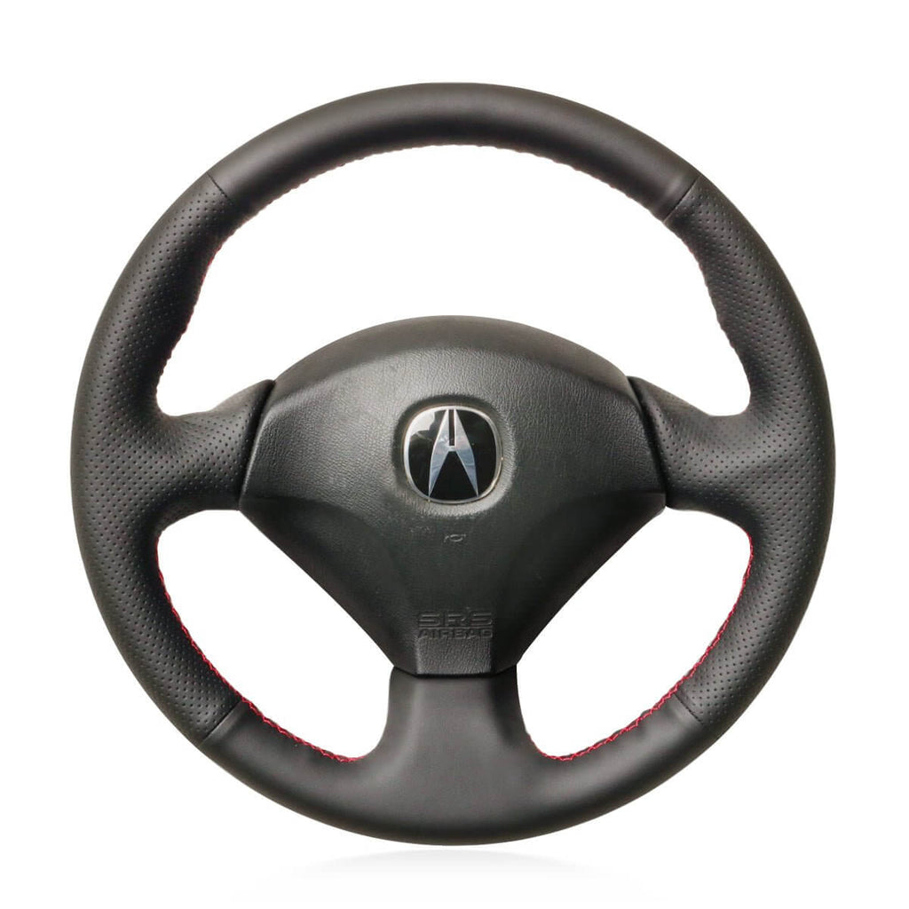MEWANT Steering Wheel Cover for Honda S2000 Civic Si for Acura RSX Type - S 2000 - 2009 - Alcantara, Leather, Carbon Fiber, Easy Install, Non - Slip, Best Steering Wheel Cover