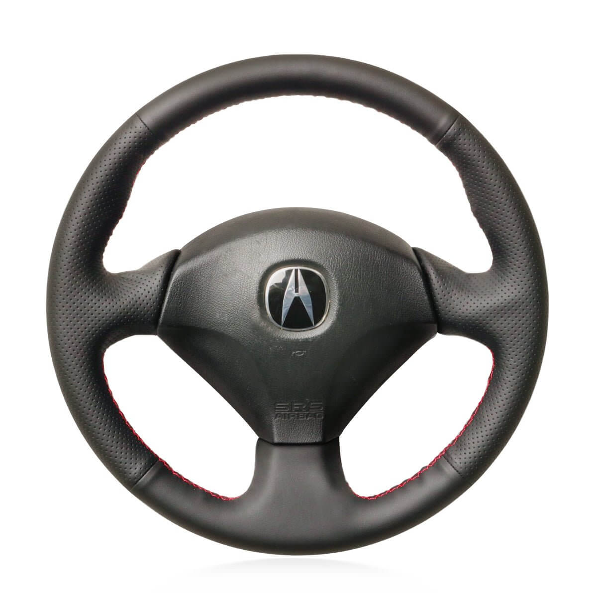 MEWANT Steering Wheel Cover for Honda S2000 Civic Si for Acura RSX Type - S 2000 - 2009 - Alcantara, Leather, Carbon Fiber, Easy Install, Non - Slip, Best Steering Wheel Cover