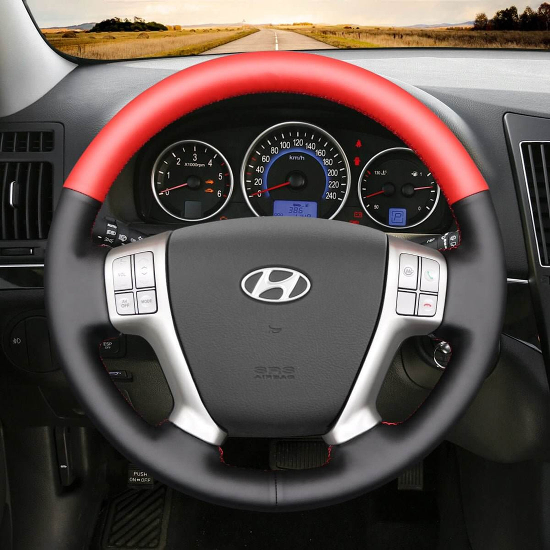 MEWANT Steering Wheel Cover for Hyundai Veracruz ix55 2007-2013