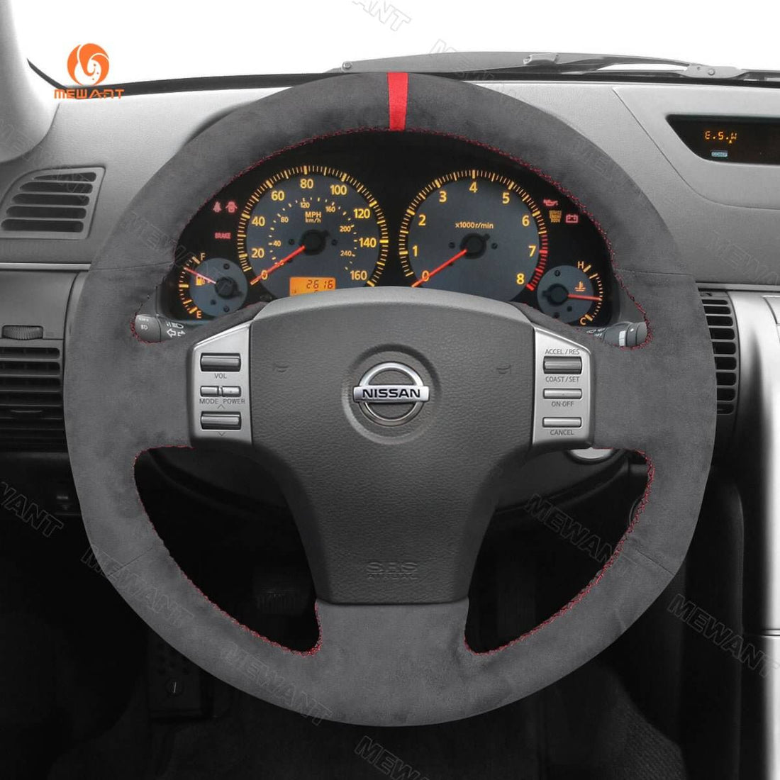 MEWANT Steering Wheel Cover for Infiniti / Nissan G35 Skyline V35 2003-2006