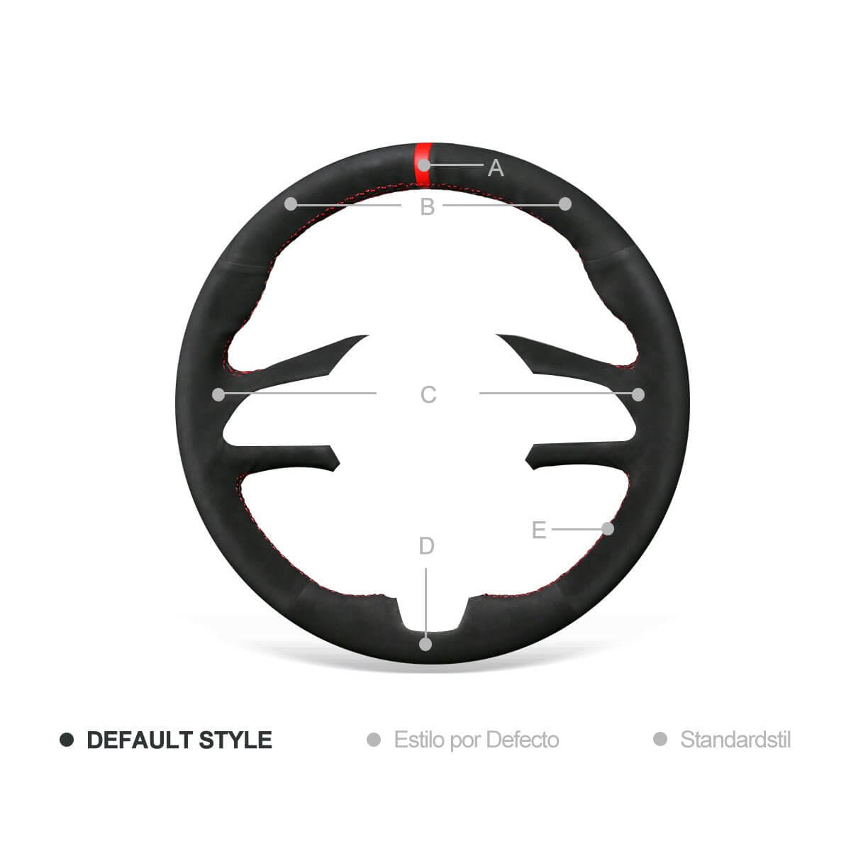 MEWANT Steering Wheel Cover for Infiniti Q50 2018 - 2019 Q60 2016 - 2018 QX50 2018 - 2019 - Alcantara, Leather, Carbon Fiber, Easy Install, Non - Slip, Best Steering Wheel Cover