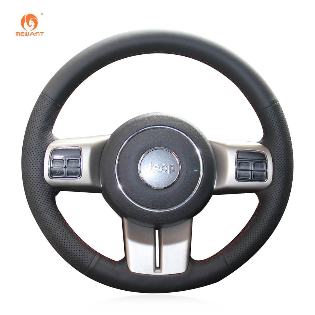 MEWANT Steering Wheel Cover for Jeep Compass Grand Cherokee Wrangler Patriot 2011-2016