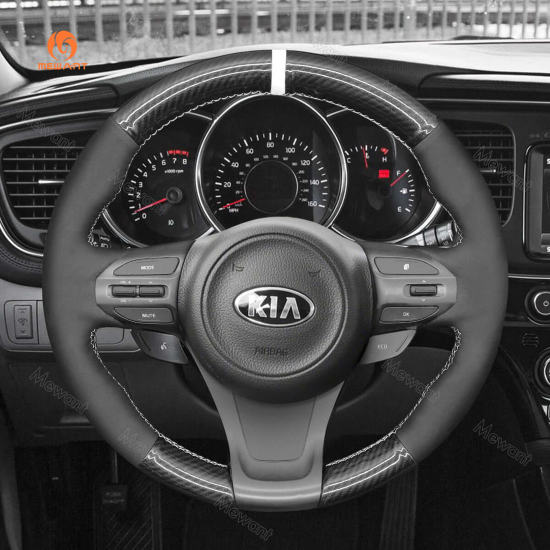 MEWANT Steering Wheel Cover for Kia K5 Optima 2014-2015