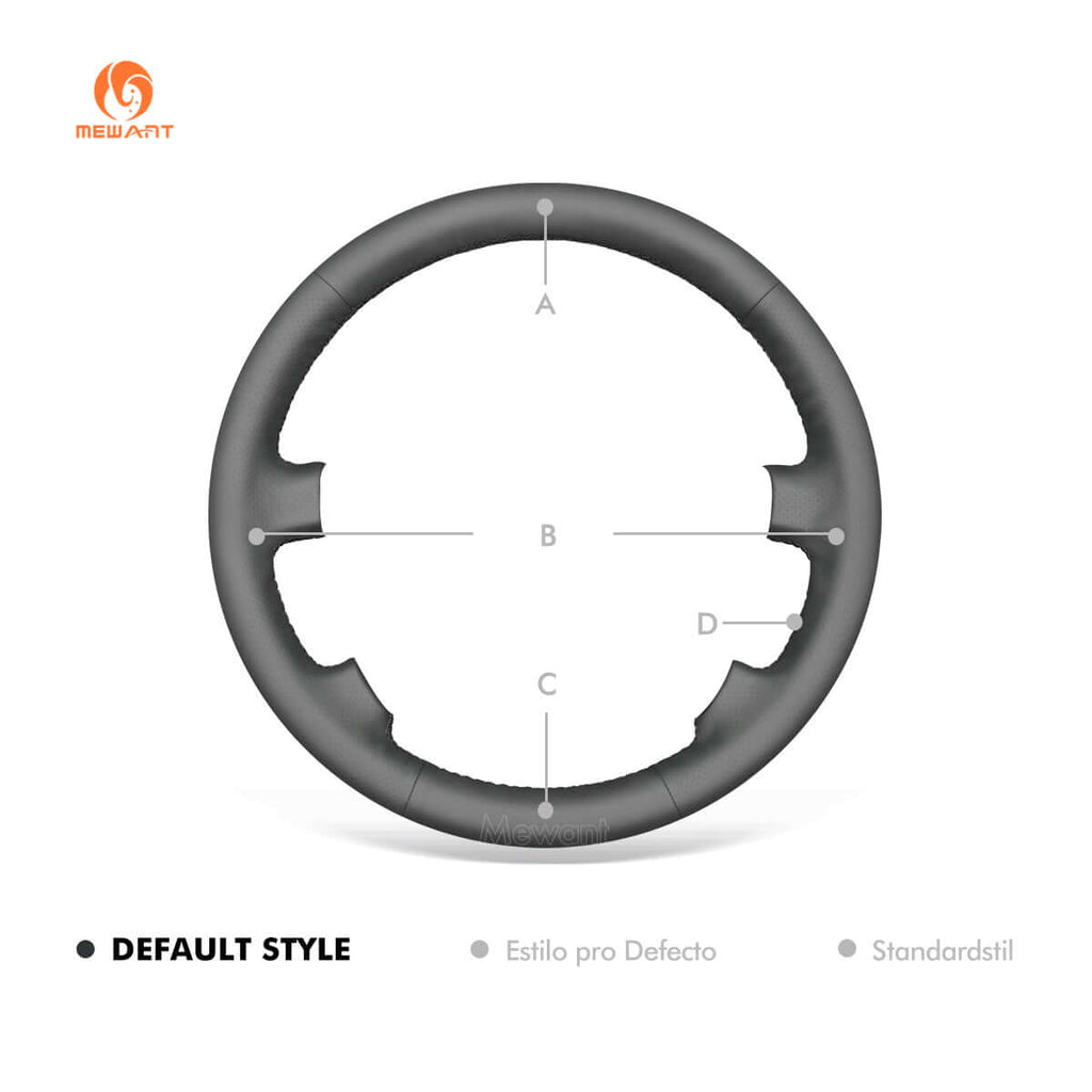 MEWANT Steering Wheel Cover for Kia Sorento 2002 - 2010 - Alcantara, Leather, Carbon Fiber, Easy Install, Non - Slip, Best Steering Wheel Cover