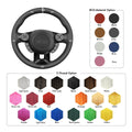 MEWANT Steering Wheel Cover for Kia Soul 2014 - 2019 - Alcantara, Leather, Carbon Fiber, Easy Install, Non - Slip, Best Steering Wheel Cover