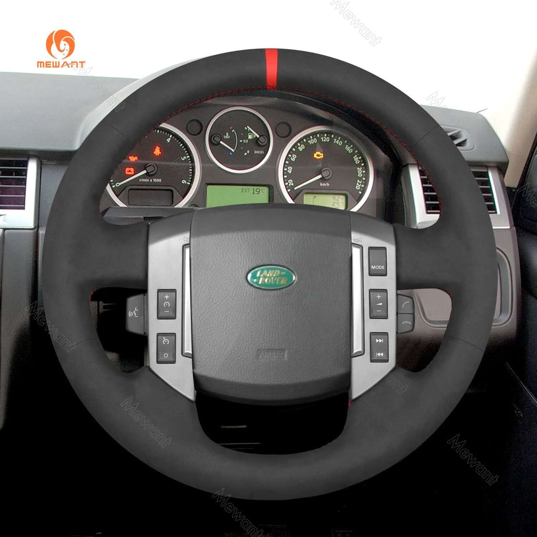 MEWANT Steering Wheel Cover for Land Rover Discovery 3 2004-2009