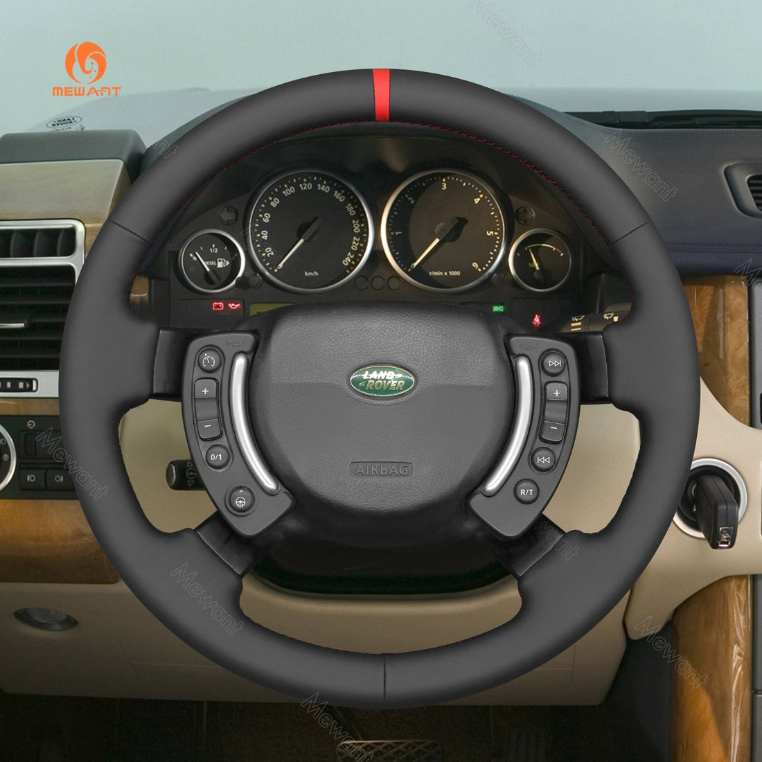 MEWANT Steering Wheel Cover for Land Rover Range Rover 2003-2012