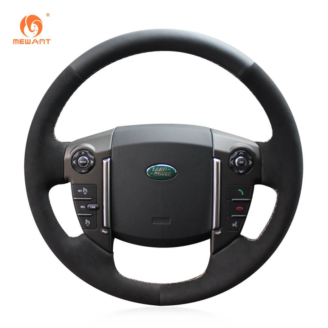 MEWANT Steering Wheel Cover for Land Rover Range Rover Sport L320 LR4 L319 LR2 L359 Freelander 2 L359 Discovery 4 L319 2009-2017