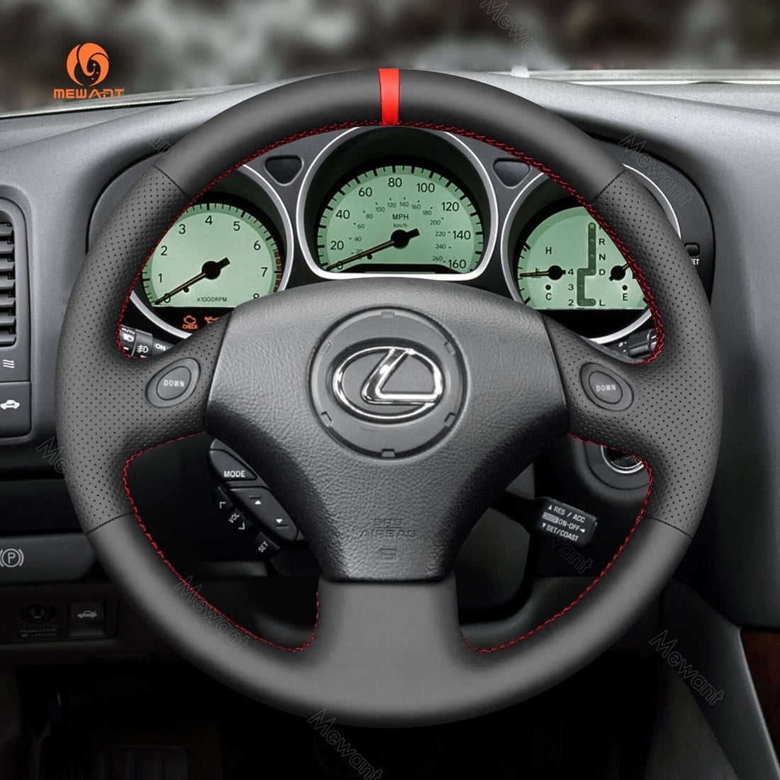 MEWANT Steering Wheel Cover for Lexus GS300 GS400 1998-2000