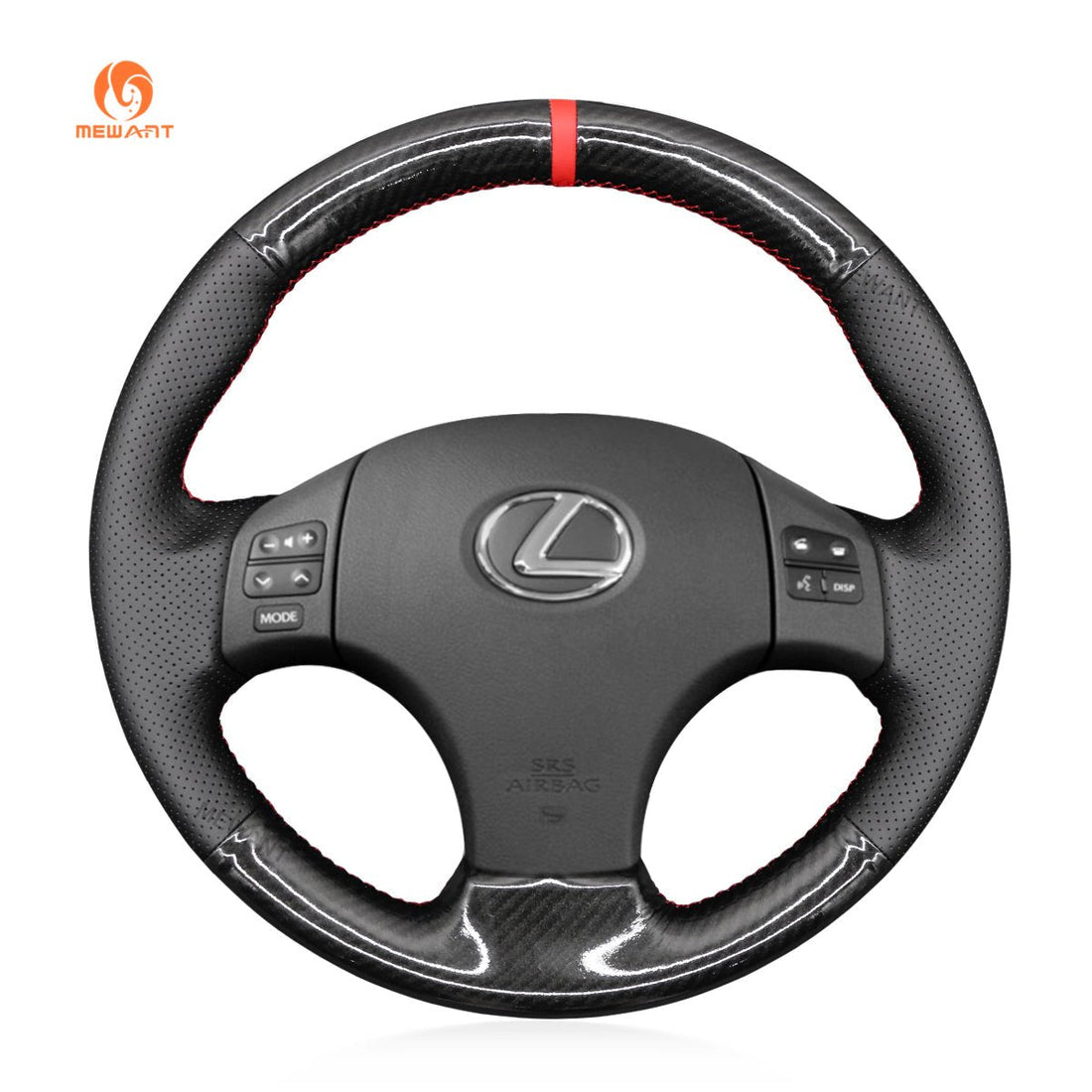 MEWANT Steering Wheel Cover for Lexus IS 250 250C 350 350C IS F Sport 2006-2013