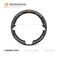 MEWANT Steering Wheel Cover for Mercedes benz CLS - Class C257 CLS - Class AMG - Line E - Class W213 EQS V297 2020 - 2023 - Alcantara, Leather, Carbon Fiber, Easy Install, Non - Slip, Best Steering Wheel Cover