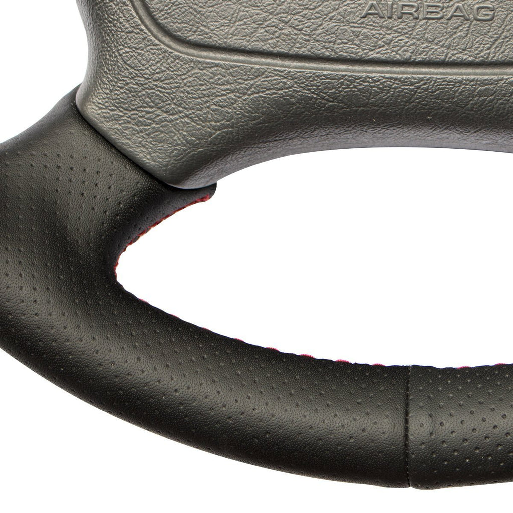 MEWANT Steering Wheel Cover for Mercedes Benz W202 C140 W210 W124 W140 1993 - 2020 - Alcantara, Leather, Carbon Fiber, Easy Install, Non - Slip, Best Steering Wheel Cover