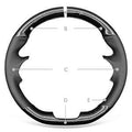 MEWANT Steering Wheel Cover for MG ZS EV HS MG3 MG5 MG6 EZS 2018 - 2023 - Alcantara, Leather, Carbon Fiber, Easy Install, Non - Slip, Best Steering Wheel Cover