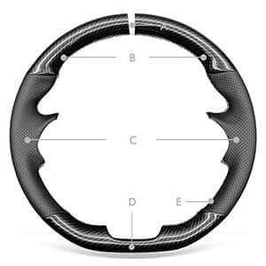 MEWANT Steering Wheel Cover for MG ZS EV HS MG3 MG5 MG6 EZS 2018 - 2023 - Alcantara, Leather, Carbon Fiber, Easy Install, Non - Slip, Best Steering Wheel Cover