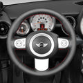 MEWANT Steering Wheel Cover for Mini Hatchback R50 R52 R53 Convertible 2001 - 2008 - Alcantara, Leather, Carbon Fiber, Easy Install, Non - Slip, Best Steering Wheel Cover