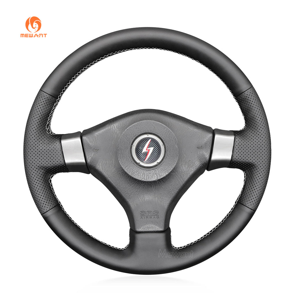 MEWANT Steering Wheel Cover for Nissan 200SX S15 Silvia Skyline R34 GTR GT - R 1998 - 2002 - Alcantara, Leather, Carbon Fiber, Easy Install, Non - Slip, Best Steering Wheel Cover
