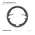 MEWANT Steering Wheel Cover for Nissan GT - R GTR 2017 - 2024 - Alcantara, Leather, Carbon Fiber, Easy Install, Non - Slip, Best Steering Wheel Cover