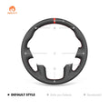 MEWANT Steering Wheel Cover for Nissan / Infiniti QX56 QX80 Armada Frontier Patrol Y62 NV go NV Passenger Titan 2011 - 2022 - Alcantara, Leather, Carbon Fiber, Easy Install, Non - Slip, Best Steering Wheel Cover