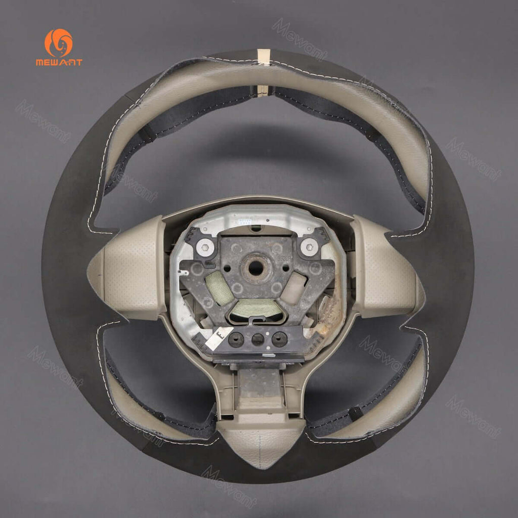 MEWANT Steering Wheel Cover for Nissan Note Tiida Bluebird Sylphy Versa Note 2006 - 2013 - Alcantara, Leather, Carbon Fiber, Easy Install, Non - Slip, Best Steering Wheel Cover