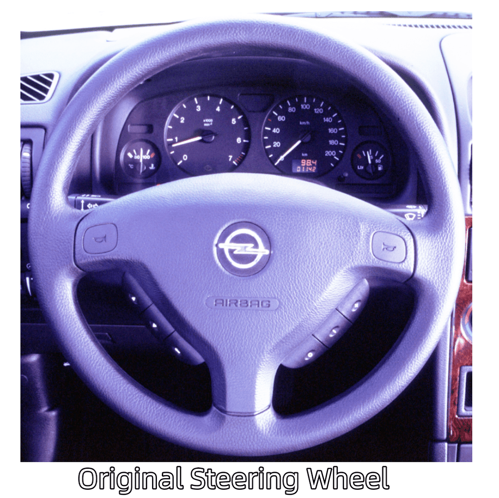 MEWANT Steering Wheel Cover for Opel Astra G Corsa B Zafira A Agila A Combo B Tigra A 1998 - 2007 - Alcantara, Leather, Carbon Fiber, Easy Install, Non - Slip, Best Steering Wheel Cover