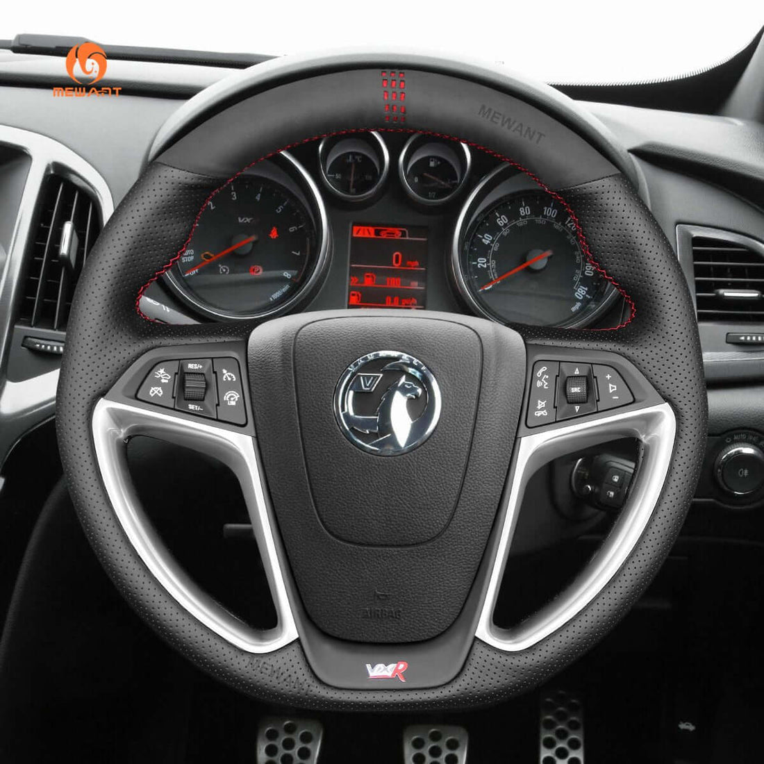 MEWANT Steering Wheel Cover for Opel / Vauxhall / Holden Astra GTC OPC VXR 2012-2018