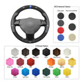 MEWANT Steering Wheel Cover for Opel / Vauxhall / Holden Astra Signum Vectra 2004 - 2009 - Alcantara, Leather, Carbon Fiber, Easy Install, Non - Slip, Best Steering Wheel Cover