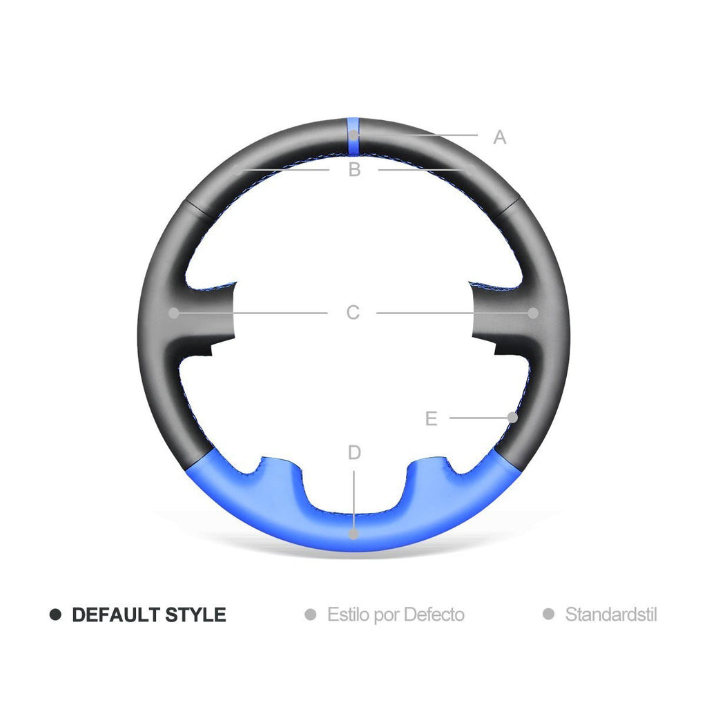 MEWANT Steering Wheel Cover for Peugeot / Fiat / Citroen Ducato Boxer Jumper Relay 2017 - 2020 - Alcantara, Leather, Carbon Fiber, Easy Install, Non - Slip, Best Steering Wheel Cover