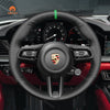 MEWANT Steering Wheel Cover for Porsche 911 (992) 2020 - 2022 / Macan 2022 - 2023 / Panamera 2021 - 2022 / Taycan 2020 - 2022 - Mewant Cover