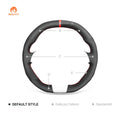 MEWANT Steering Wheel Cover for Renault Clio 4 IV 2012 - 2016 Captur 2013 - 2016 - Alcantara, Leather, Carbon Fiber, Easy Install, Non - Slip, Best Steering Wheel Cover
