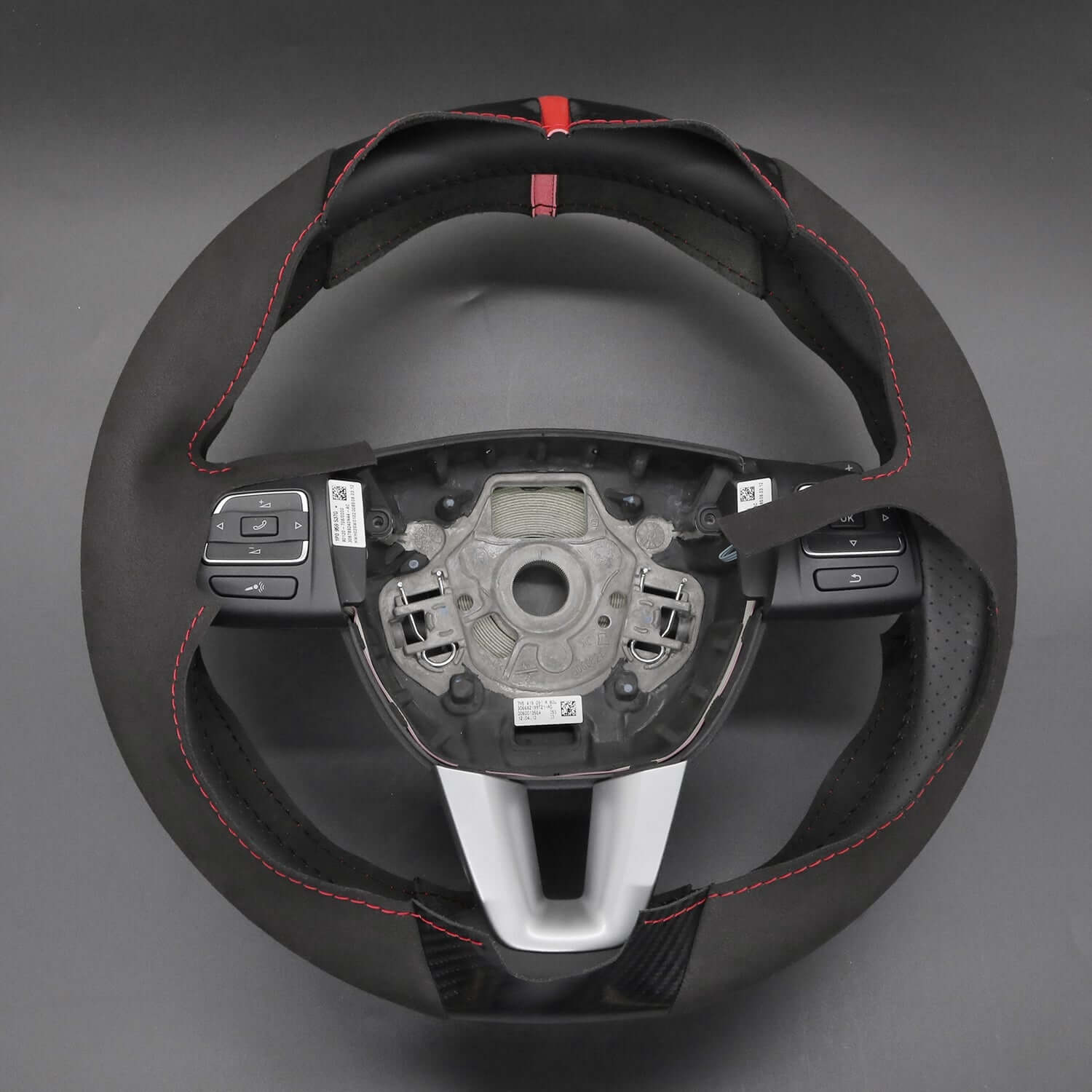 MEWANT Steering Wheel Cover for Seat Leon Alhambra Toledo Altea 2009 - 2012 - Alcantara, Leather, Carbon Fiber, Easy Install, Non - Slip, Best Steering Wheel Cover