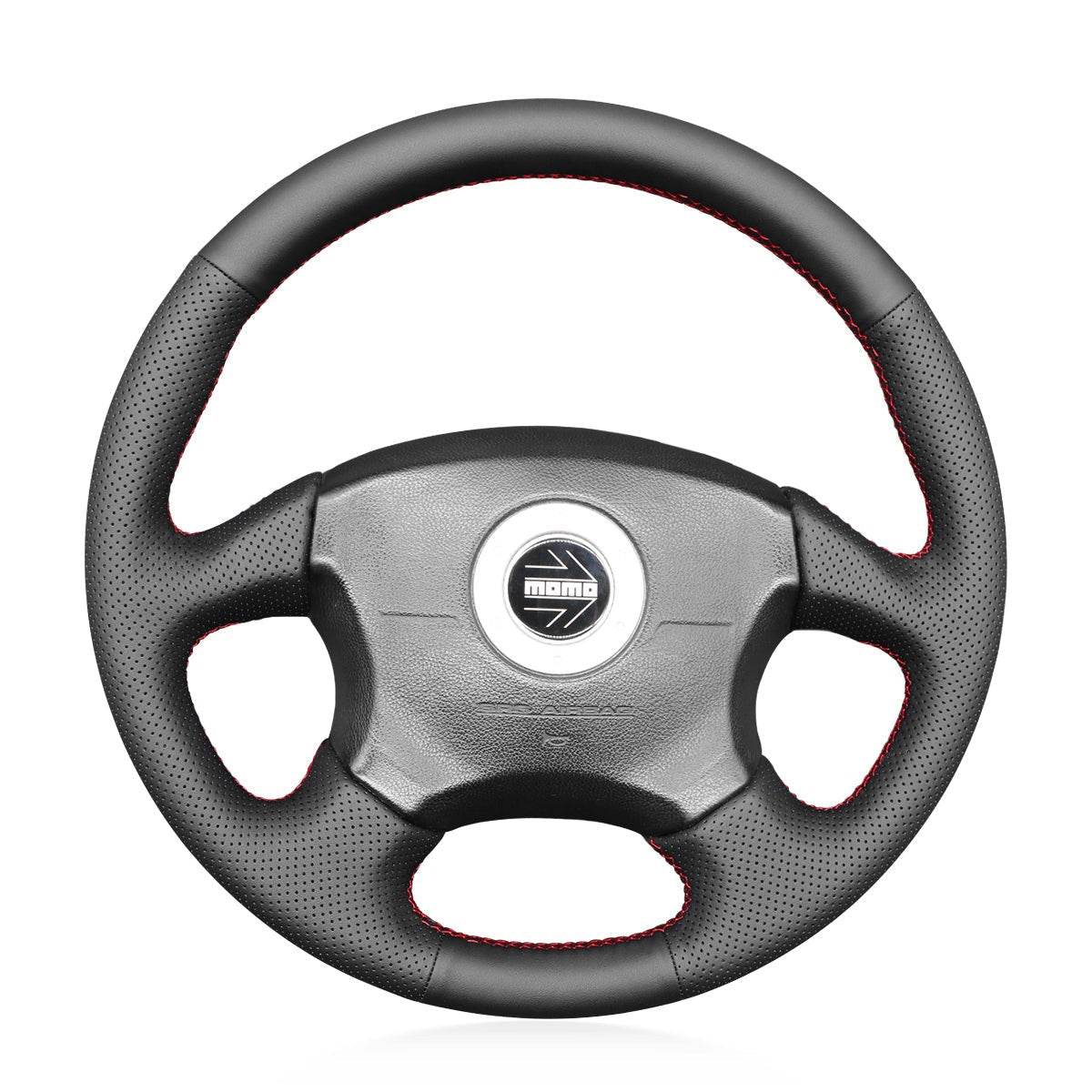 MEWANT Steering Wheel Cover for Subaru Impreza WRX 2002 - 2004 - Alcantara, Leather, Carbon Fiber, Easy Install, Non - Slip, Best Steering Wheel Cover