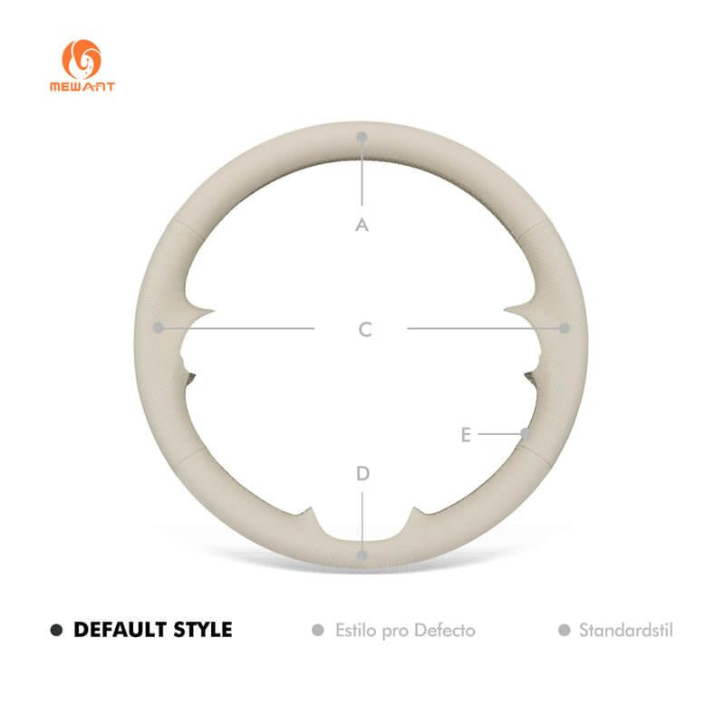 MEWANT Steering Wheel Cover for Suzuki Spacia Wagon R Hustler solio XBee 2016 - 2023 - Alcantara, Leather, Carbon Fiber, Easy Install, Non - Slip, Best Steering Wheel Cover