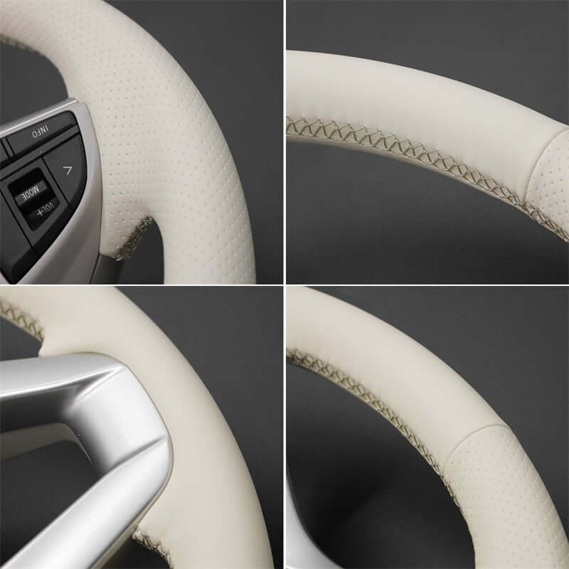 MEWANT Steering Wheel Cover for Suzuki Spacia Wagon R Hustler solio XBee 2016 - 2023 - Alcantara, Leather, Carbon Fiber, Easy Install, Non - Slip, Best Steering Wheel Cover