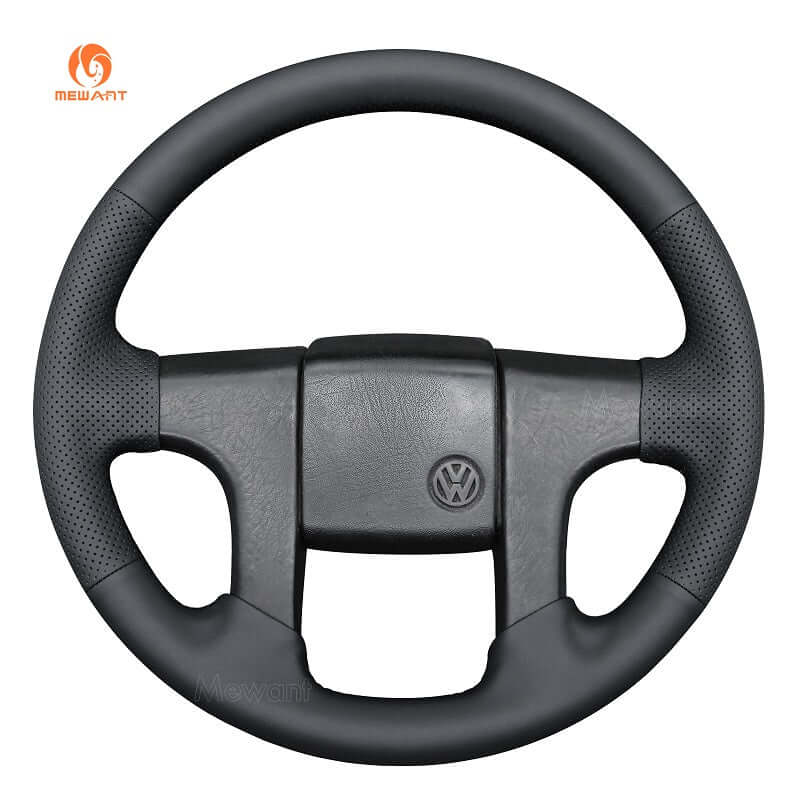 MEWANT Steering Wheel Cover for VOLKSWAGEN MK2 GOLF II 2 GTI 1984 - 1999 - Alcantara, Leather, Carbon Fiber, Easy Install, Non - Slip, Best Steering Wheel Cover