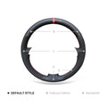 MEWANT Steering Wheel Cover for Volkswagen VW Golf 4 Passat B5 Polo Bora Sharan 1997 - 2005 - Alcantara, Leather, Carbon Fiber, Easy Install, Non - Slip, Best Steering Wheel Cover