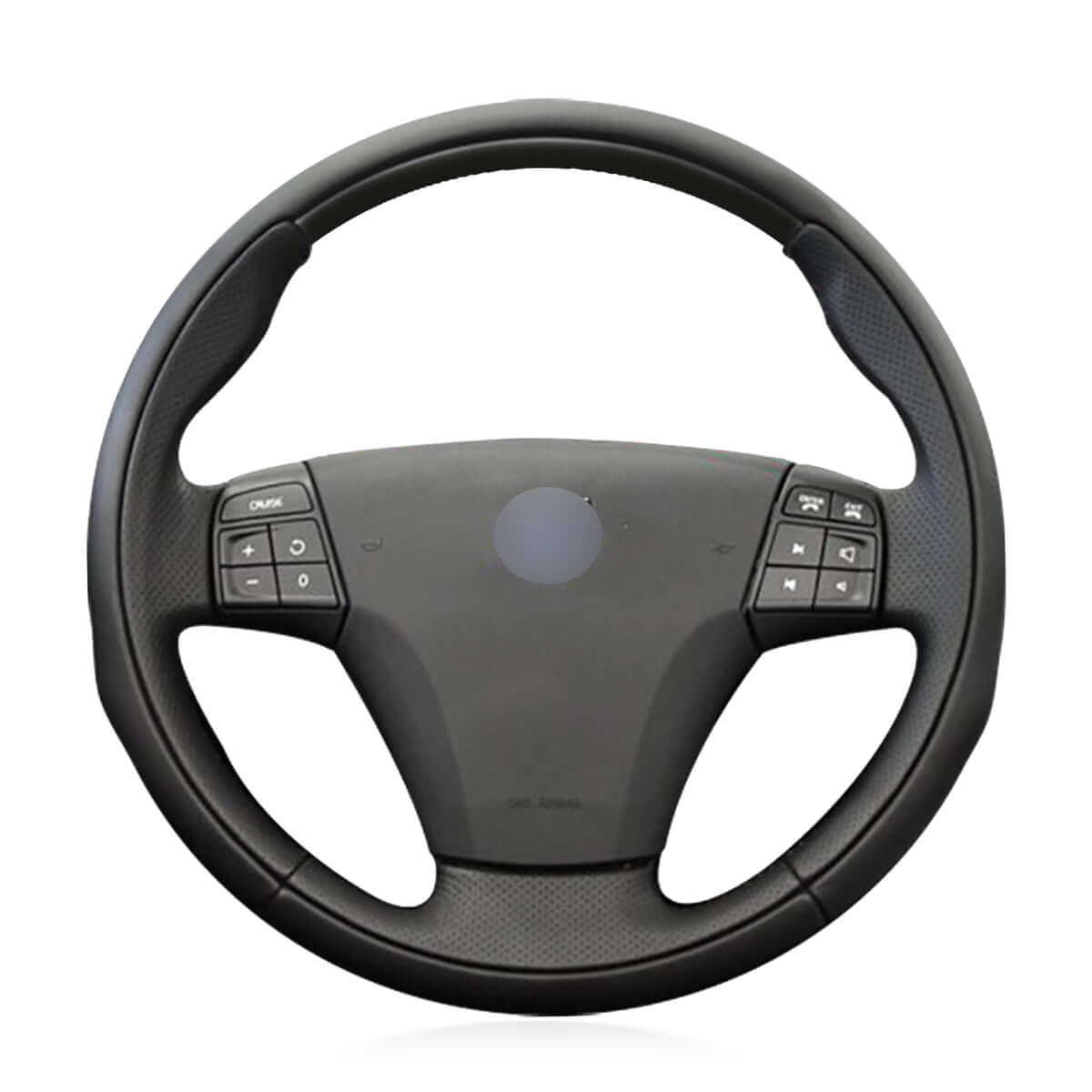 MEWANT Steering Wheel Cover for Volvo C70 2008 - 2010 - Alcantara, Leather, Carbon Fiber, Easy Install, Non - Slip, Best Steering Wheel Cover