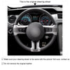 MEWANT Suede Alcantara Car Steering Wheel Cover for Ford Mustang 2009 - 2014 - Mewant Cover