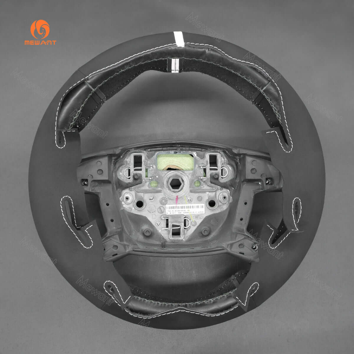 MEWANT Suede Car Steering Wheel Cover for Ford Mondeo / S - Max / Galaxy - Alcantara, Leather, Carbon Fiber, Easy Install, Non - Slip, Best Steering Wheel Cover