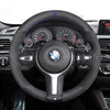 MEWANT Suede or Alcantara Car Steering Wheel Cover for BMW M Sport F30 F31 F34 F10 F11 F07 / F12 F13 F06 X3 F25 X4 F26 X5 F15 F16 F45 F46 F22 F23 - Mewant Cover