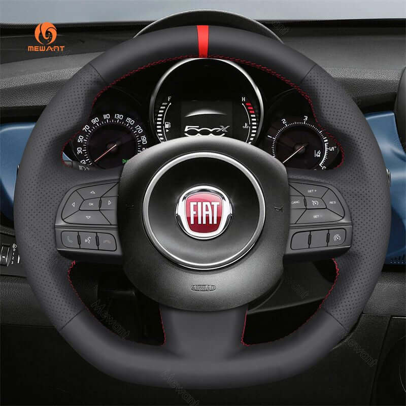 MEWANT Steering Wheel Cover for Fiat 500X 2014-2021